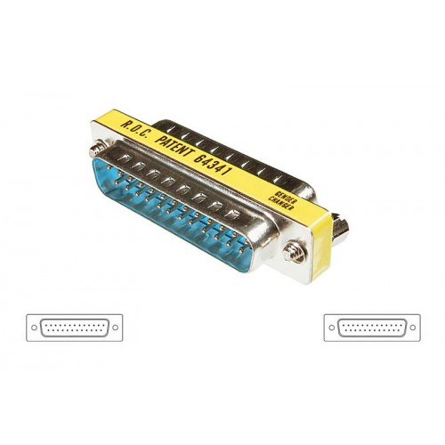 MINI ADATTATORE 25 POLI MASCHIO/MASCHIO GENDER CHANGER (AB 414)