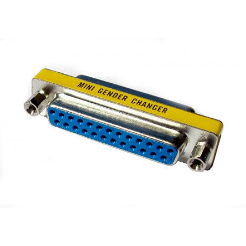 MINI ADATTATORE 25 POLI FEMMINA/FEMMINA GENDER CHANGER (AB 415)