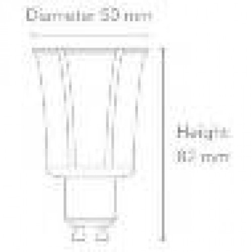 LAMPADA LED 8 WATT 220 VOLT ATTACCO GU10 BIANCO CALDO 2700 K A BASSO CONSUMO