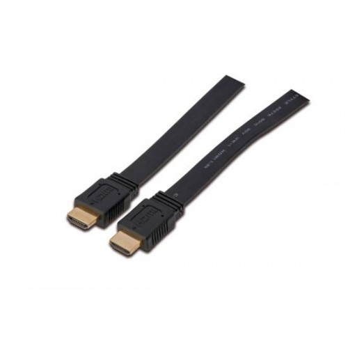 CAVO HDMI PIATTO MT. 2 HIGH SPEED CON ETHERNET COLORE NERO