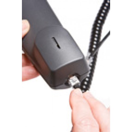 CAVO DI CONNESSIONE PER CORNETTA TELEFONICA A SPIRALE MT 2 (CM 30) COLORE NERO