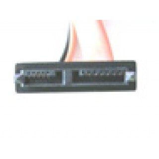 CAVO SATA II/III DI CONNESSIONE SLIM LINE 22 POLI CON ALIMENTAZIONE CM 0.50