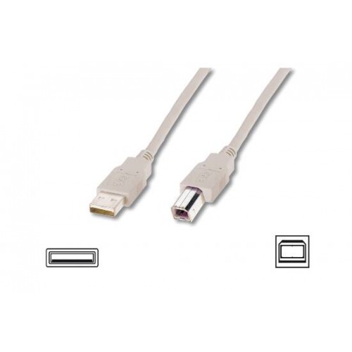CAVO USB 2.0 CONNETTORI A-B - LUNGHEZZA MT. 5