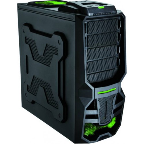 CASE GAME ATX X-WAR USB 3,0, 2 VENTOLE DA 12CM CON LUCE VERDE