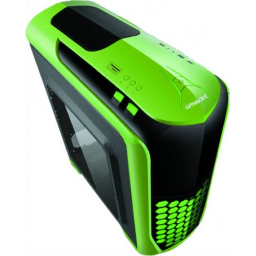 CASE ATX SHIELD VERDE, 3 FAN DA 12CM, AUDIO HD
