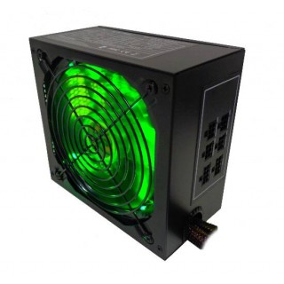 *ALIMENTATORE MODULARE 650 WATT VENTOLA 14 CM. CON LUCE VERDE PFC PASSIVO