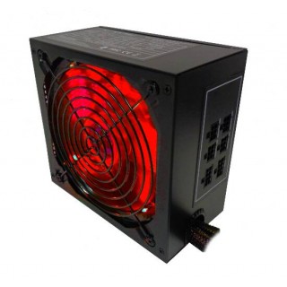 *ALIMENTATORE MODULARE 650 WATT VENTOLA 14 CM. CON LUCE ROSSA PFC PASSIVO