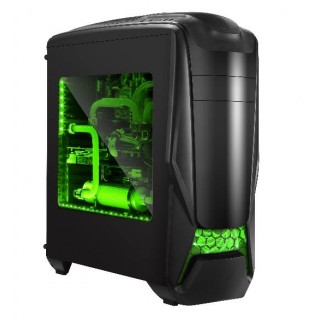 CASE GAMMEC ALIEN NERO ATX 2.0  GREEN LIGHT