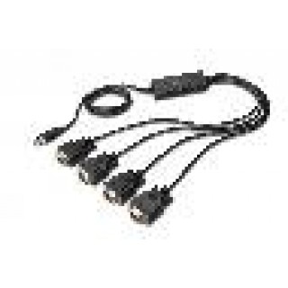 CAVO ADATTATORE DIGITUS DA USB 2.0 A 4 PORTE SERIALI 9 POLI RS232