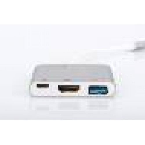 ADATTATORE MULTIPORTA USB 3.0 TIPO C - HDMI+USB 3.0+ PORTA TIPO C