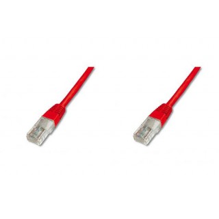 CAVO RETE UTP CAT. 5E NON SCHERMATO - LUNGHEZZA MT. 20 - COLORE ROSSO