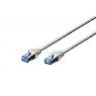 CAVO RETE SCHERMATO F/UTP CAT. 5E - MT. 0,25 - COLORE GRIGIO