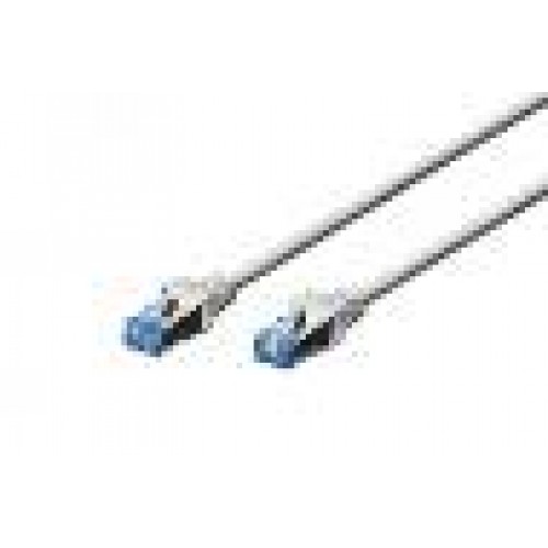 CAVO RETE SCHERMATO F/UTP CAT. 5E - MT. 0,25 - COLORE GRIGIO