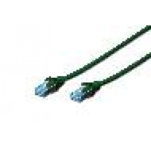CAVO RETE SCHERMATO F/UTP CAT. 5E - MT. 0,25 - COLORE VERDE