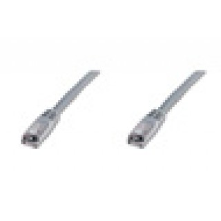CAVO RETE SCHERMATO F/UTP CAT. 5E - LUNGHEZZA MT. 0,5 - COLORE GRIGIO