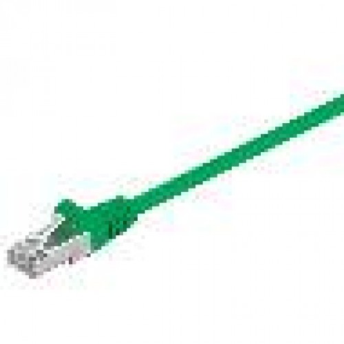 CAVO RETE SCHERMATO F/UTP CAT. 5E - LUNGHEZZA MT. 1 - COLORE VERDE
