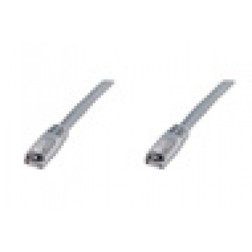 CAVO RETE SCHERMATO F/UTP CAT. 5E - LUNGHEZZA MT. 2 - COLORE GRIGIO