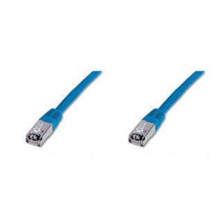CAVO RETE SCHERMATO F/UTP CAT. 5E - LUNGHEZZA MT. 10 - COLORE BLU