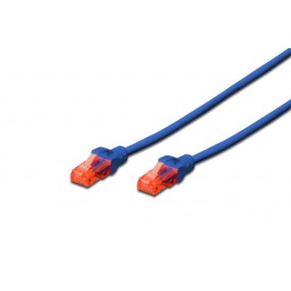 CAVO RETE UTP CAT 6 NON SCHERMATO MT 7 BLU