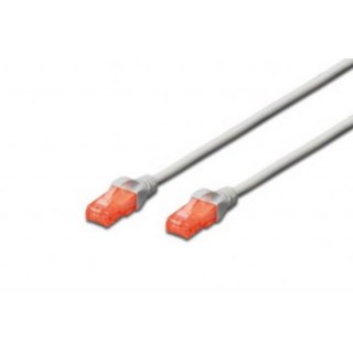 CAVO RETE UTP CAT. 6 NON SCHERMATO MT. 1.5 GRIGIO