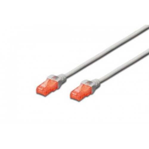 CAVO RETE UTP CAT. 6 NON SCHERMATO MT. 1.5 GRIGIO