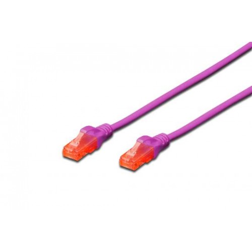 CAVO RETE UTP CAT. 6 NON SCHERMATO MT. 3.0 VIOLA