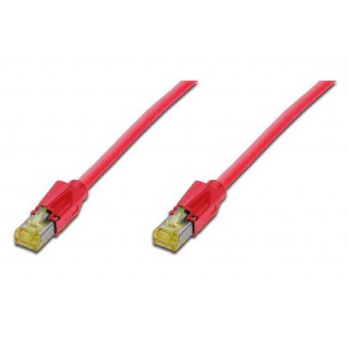 CAVO RETE S-FTP CAT. 7 CON CONNETTORI 6A LSOH MT 10 COLORE ROSSO