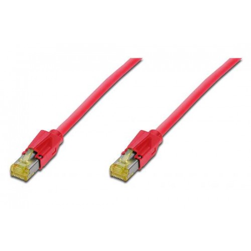 CAVO RETE S-FTP CAT. 7 CON CONNETTORI 6A LSOH MT 10 COLORE ROSSO