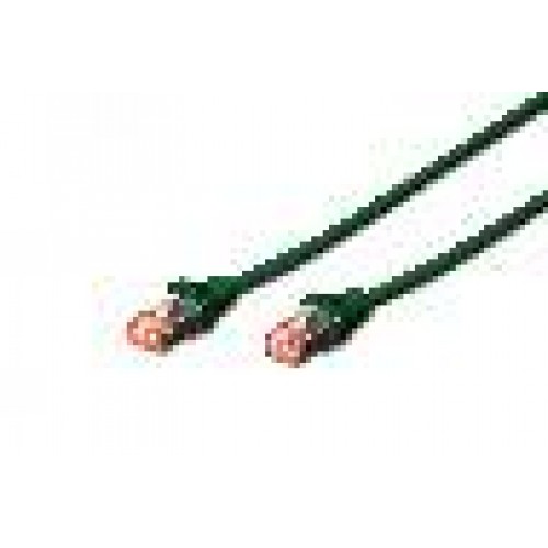 CAVO RETE S-FTP CAT.6 DOPPIA SCHERMATURA LS0H COLORE VERDE MT. 0,5
