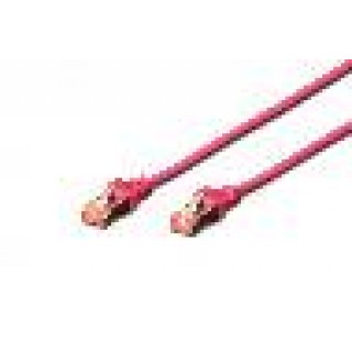 CAVO RETE S-FTP CAT.6 DOPPIA SCHERMATURA LS0H COLORE MAGENTA MT. 0,5