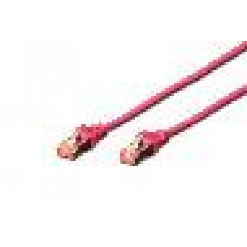 CAVO RETE S-FTP CAT.6 DOPPIA SCHERMATURA LS0H COLORE MAGENTA MT. 1