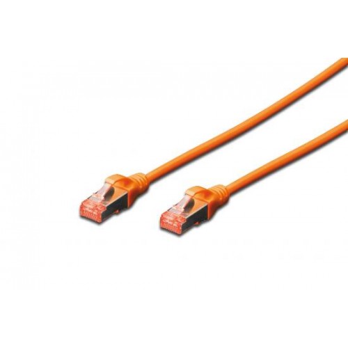 *CAVO RETE S-FTP CAT.6 DOPPIA SCHERMATURA LS0H COLORE ARANCIONE MT. 3