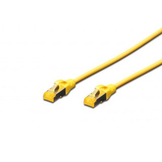 CAVO RETE S-FTP CAT.6A DOPPIA SCHERMATURA LSOH COLORE GIALLO MT. 20