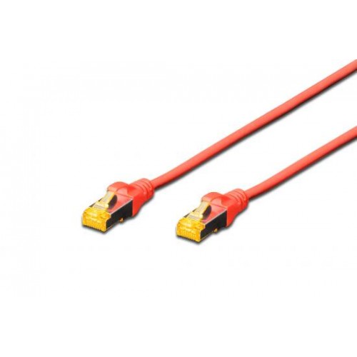 *CAVO RETE S-FTP CAT.6A DOPPIA SCHERMATURA LSOH COLORE ROSSO MT. 25