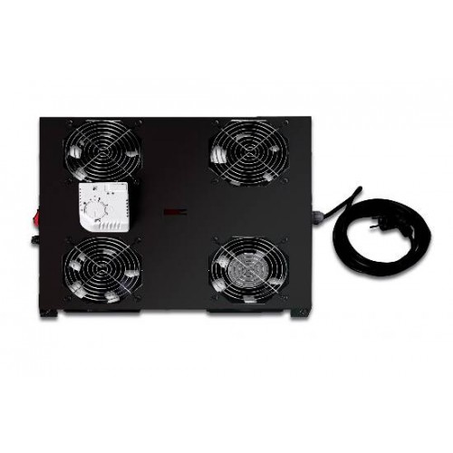 KIT 2 VENTOLE CON TERMOSTATO PER ARMADI LINEA PROFESSIONALE COLORE NERO