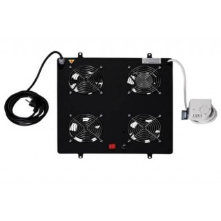 KIT 4 VENTOLE CON TERMOSTATO COLORE NERO PER ARMADI LINEA PROFESSIONALE