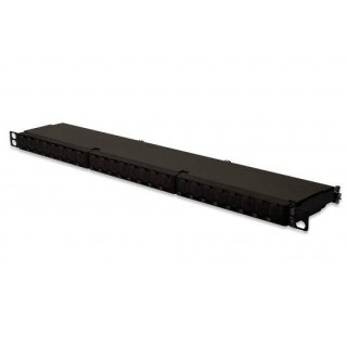 PANNELLO PATCH 24 PORTE CAT6A 0,5 UNITA' SCHERMATO