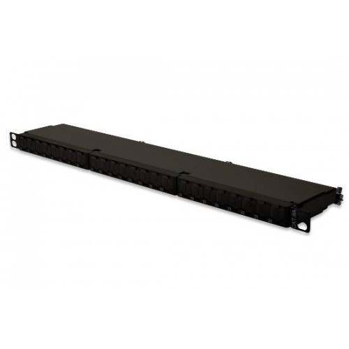 PANNELLO PATCH 24 PORTE CAT6A 0,5 UNITA' SCHERMATO