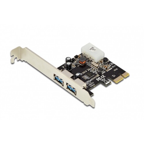 SCHEDA AGGIUNTIVA PCI-EXPRESS 2 PORTE USB 3.0