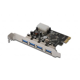 SCHEDA AGGIUNTIVA PCI-EXPRESS 4 PORTE USB 3.0