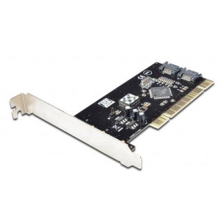 SCHEDA AGGIUNTIVA CONTROLLER PCI CON DUE PORTE SERIAL-ATA 150