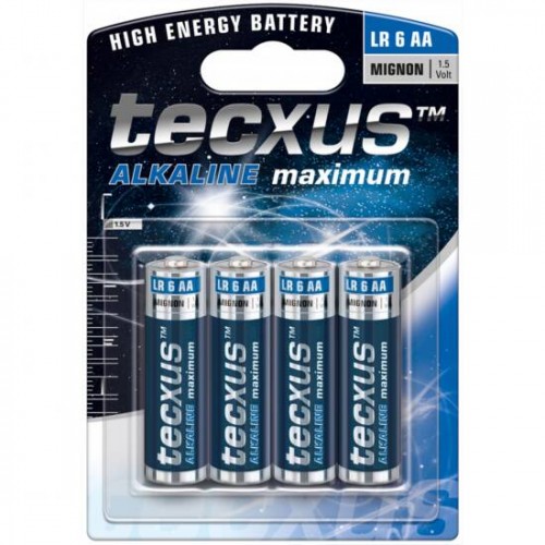 BATTERIE ALCALINE AA STILO BLISTER 4 PEZZI