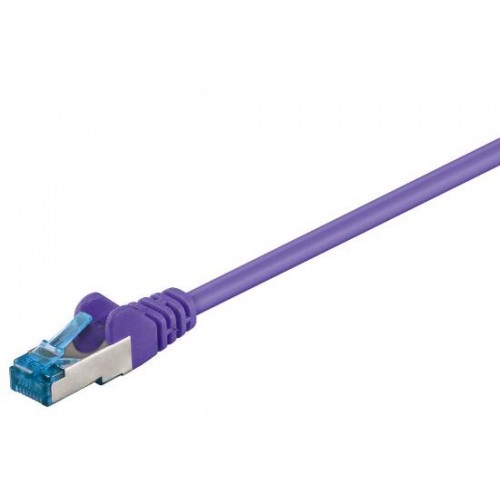 CAVO RETE S-FTP CAT.6A DOPPIA SCHERMATURA LSOH COLORE VIOLA MT. 2