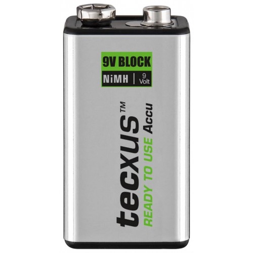 BATTERIA RICARICABILE TRANSISTOR NI-MH 9 V BLOCK 200 MAH BLISTER 1 PEZZO