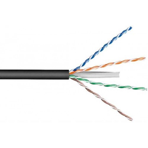 MATASSA CAVO RETE CAT 6 NON SCHERMATO U/UTP PER ESTERNO SOLIDO MT 100