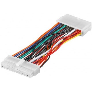 CAVO ALIMENTATORI ATX 24 POLI MASCHIO - 20 POLI FEMMINA CM 15