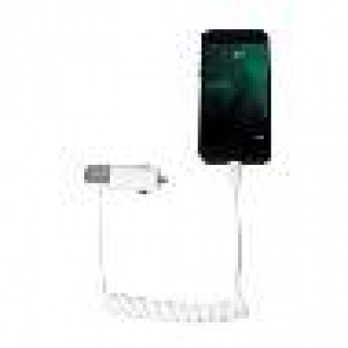 CARICABATTERIA DA AUTO CON CAVO LIGHTNING E PORTA USB 3,4 AMPERE