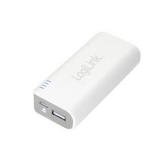 *MINIBATTERIA UNIVERSALE PER TABLET/SMARTPHONE USB 5 VOLT  CAPACITA' 2200 MAH COLORE BIANCO