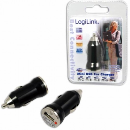 MINI CARICATORE USB DA AUTO 5 VOLT 1000 MAH 1 PORTA