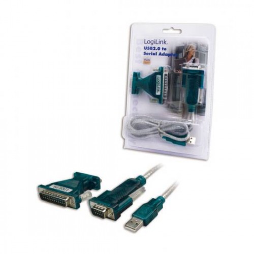 ADATTATORE SERIALE USB 2.0 CON CAVO COLLEGATO MT 1,2 E ADATTATORE 9/25